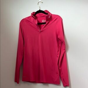 Nike Pink Long Sleeve Pullover size L
